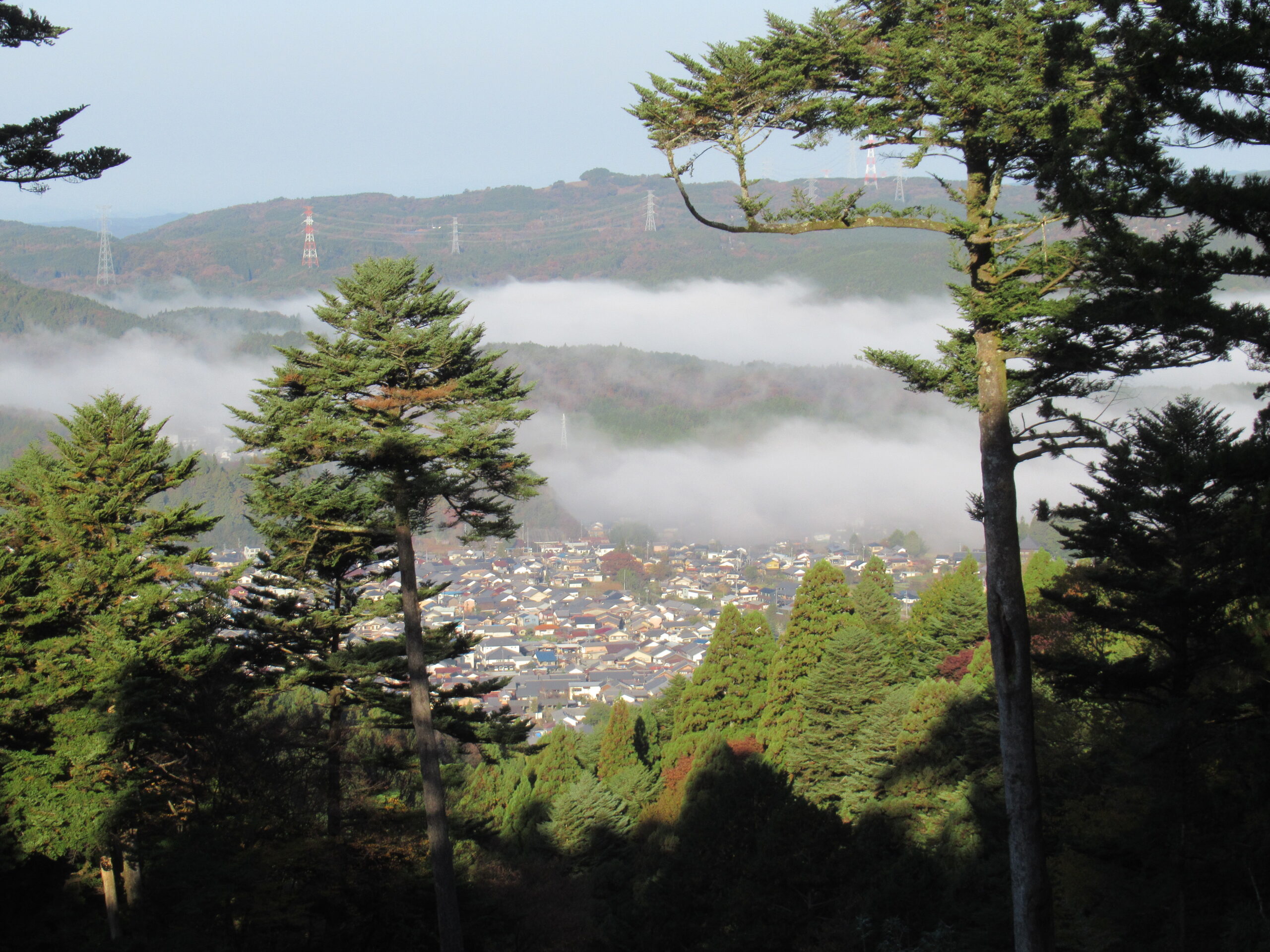 城からの城下町