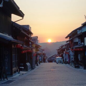 岩村城下町の夏至