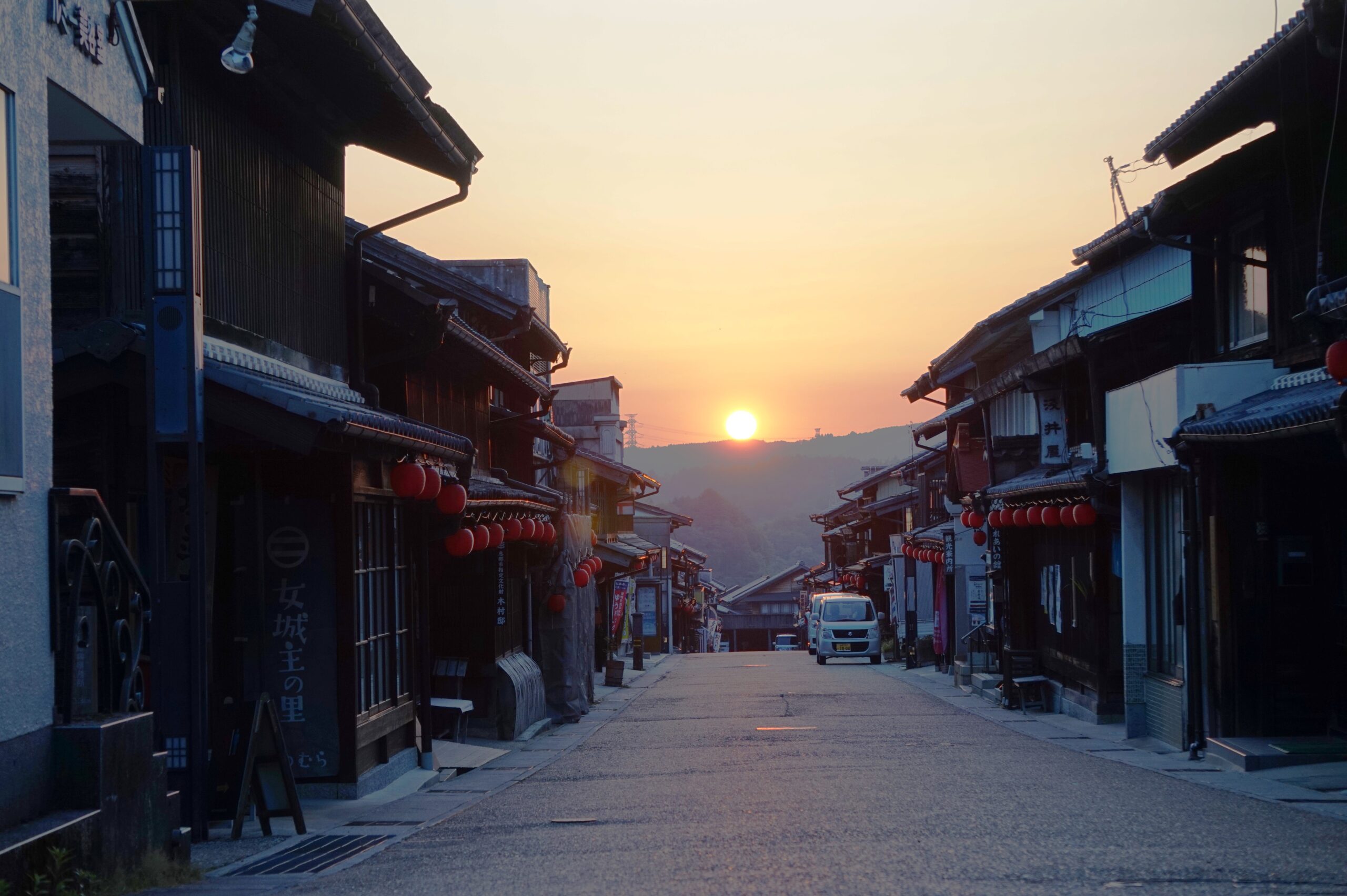 岩村城下町の夏至